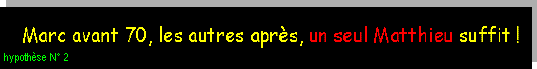 Hypothse 2 - Selon Xavier Lon Dufour
